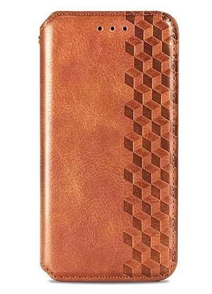 Чехол-книжка samsung cube для a26 5g/a266 brown тм gerlax