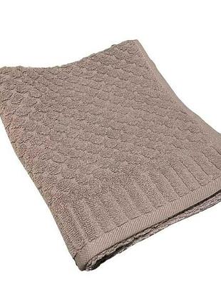 Рушник 50*90 капучино махра арт.4 тм mormenekse