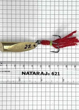 Блешня грушка 27г золото латунь тм harpoon