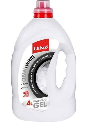 Гель для прання 4л для білого тм chisto