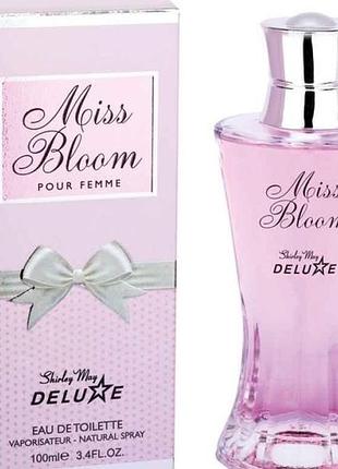 Туалетная вода для женщин 100мл miss bloom тм shirley may