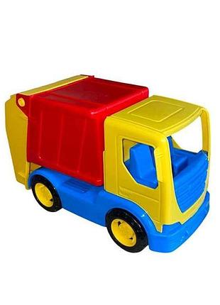Мусоровоз 24*12*15см tech truck арт.39475 желтый тм tigres
