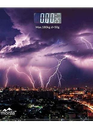 Весы напольные 180кг 6012-8 mt тм monte