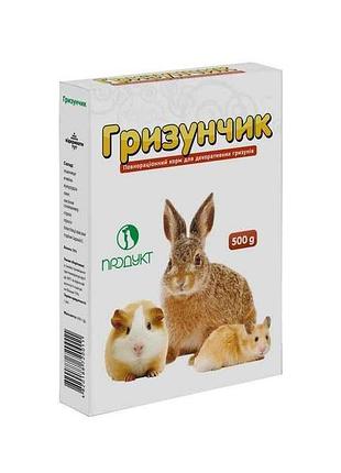 Корм для грызунов 500 г грызунчик для декоративных тм продукт