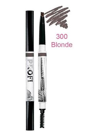Карандаш д/глаз и бровей с щеточкой blonde profi touch eyebrow 300 1 g тм colour