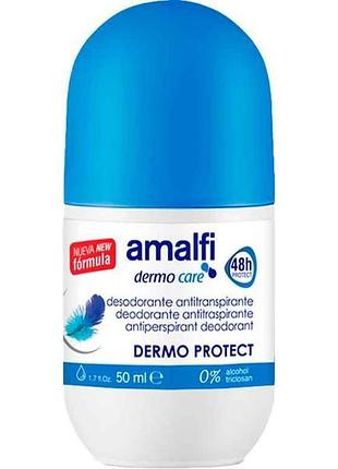 Роликовый дезодорант dermo protector 50мл тм amalfi