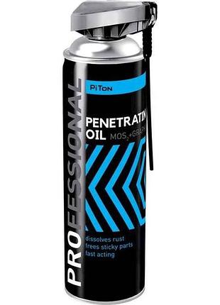 Проницающая смазка жидкий ключ/penetrating oil pro 500мл тм piton