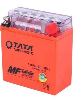 Аккумулятор гелевый 12n5l-bs 5аh оранжевый 119*60*129 мм active akk-001 тм outdo