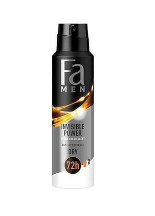 Дезодорант (аэрозоль) мужской 150г xtreme invisible тм fa