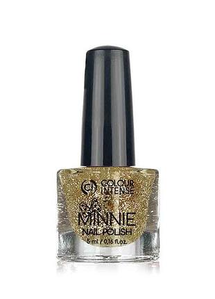 Лак д/нігтів minnie 079 glitter gold 5мл тм colour intense