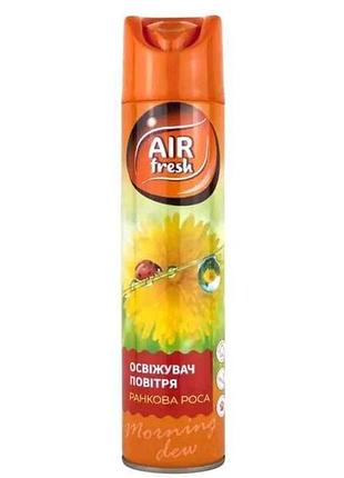 Освiжувач повiтря спрей 300мл ранкова роса тм air fresh