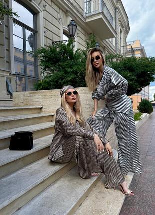 Костюм а стилі dior шовковий шовк