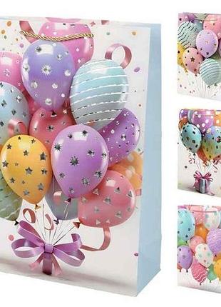 Пакет подарунковий s balloons 18*23*10см r98343-s тм stenson
