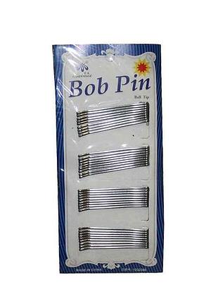 Невидимка 5см bob pin серебро 36шт 3523011 тм китай