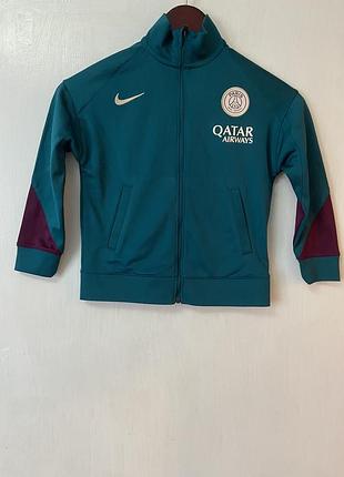 Олімпійка nike псж оригінал зелена дитяча спортивна кофта кофта psg paris saint-germain