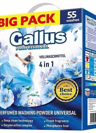 Стиральный пор professional 4в1 3.05кг univesal картон тм gallus