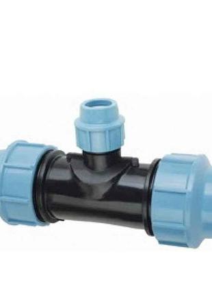 Трійник d=40x32x40 редукційний тр тм santehplast