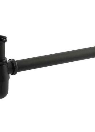 Сифон для раковины без выпуска черный siphon-01 black 1 1/4 ac3571 тм mixxus