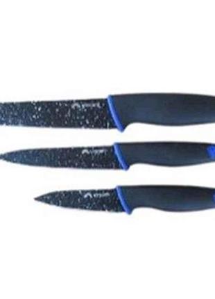 Набір ножів покриття non-stick 3пр.у блістер.упаковці vc-6201 тм vincent