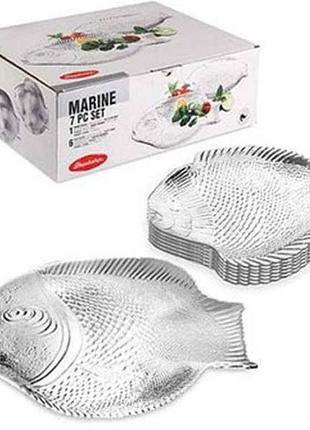 Набор тарелок 7пр. marine 97159 (под.уп.) тм pasabahce