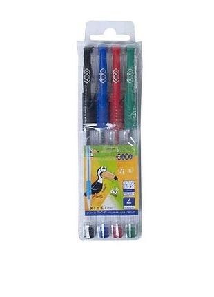 Набор из 4-х гелевых ручек standard, 4 цвета zb.2202-99 тм zibi