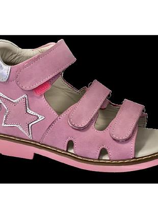 Ортопедичні босоніжки tutubi 2287 pink р.31-36 32