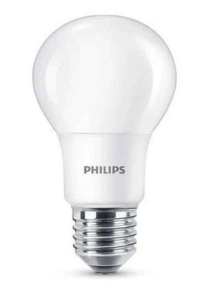 Лампа светодиодная 8w e27, 2700k corepro тм philips