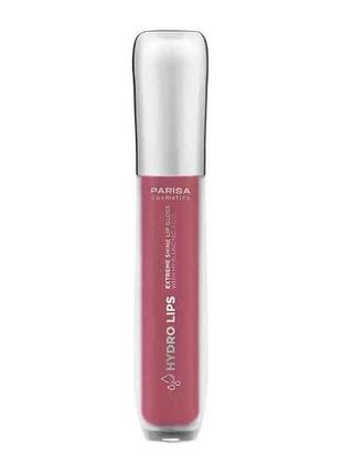 Блиск для губ hydro shinewith hyaluronic acid phl-06 № 01 intense coral тм parisa