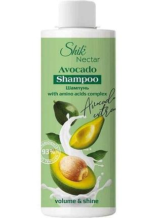 Шампунь 400мл nectar авокадо тм shik