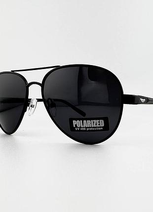 Солнцезащитные очки капли авиаторы polarized p330 c.1 с поляризацией черные