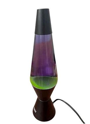 Лава-лампа blob lamps retro lava lamp зелено-фиолетовая арт.66 тм amazon