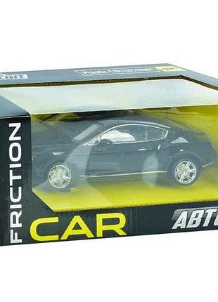 Машина 19,5см черный авто-свит 1:24 bentley continental gt инерц as-3009 тм metr