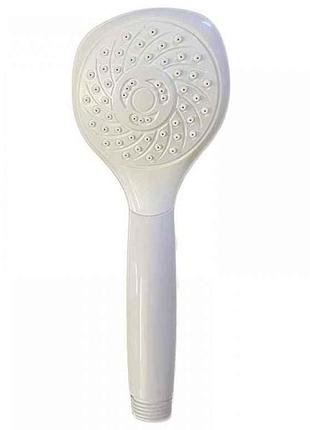 Лийка для душа белая круглая sh-18 white 1 режим тм g-ferro