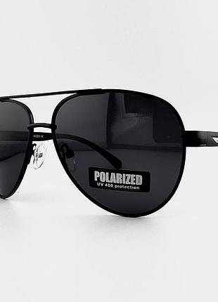 Солнцезащитные очки капли авиаторы polarized p315 c.1 с поляризацией черные
