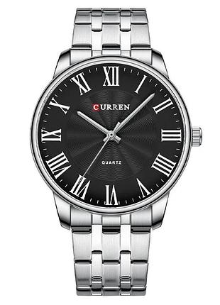 Наручний годинник curren 8422 silver-black