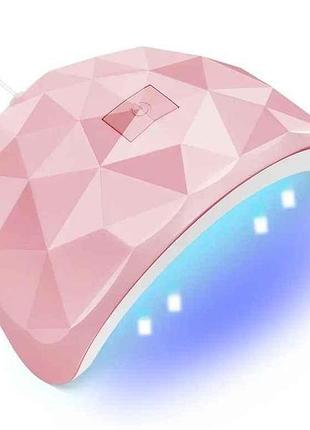 Лампа для маникюра uv-led sun 54вт (usb port) рифленая арт.194 (1321) тм omkara