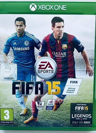 Fifa 15, б/у, русская версия - диск для xbox one