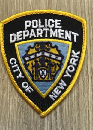 Нашивка поліції new york city