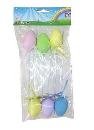 Декор крупной easter eggs 20см (6шт/уп) r40511 тм stenson