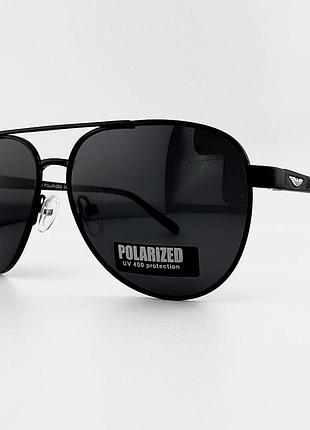 Солнцезащитные очки капли авиаторы polarized p305 c.1 с поляризацией черные