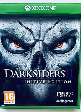 Darksiders ii deathinitive edition, б/у, русская версия - диск для xbox one