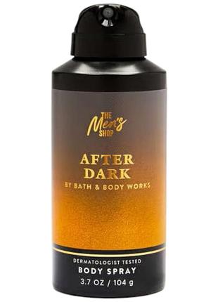 Парфумований спрей для тіла для чоловіків bath & body works after dark spray