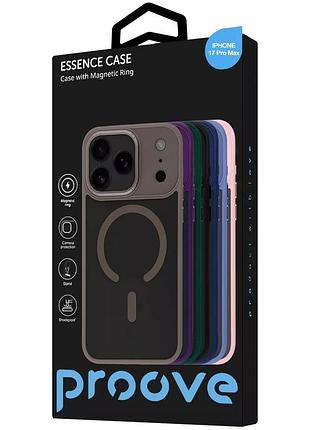 Чохол proove essence case with magnetic ring iphone 17 pro max (black) 64330
