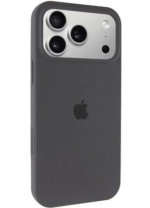 Чохол silicone case full protective (aa) для apple iphone 17 pro (6.3") (сірий / dark gray) 00081610