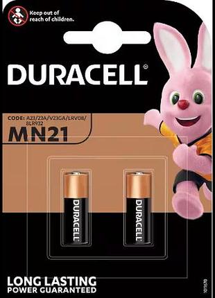 Батарейка duracell mn21 bln 01x10 2 шт. 36167