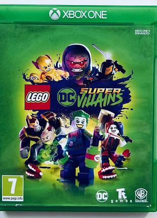 Lego dc super-villains, б/у, русские субтитры - диск для xbox one