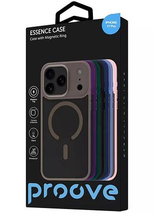 Чохол proove essence case with magnetic ring iphone 17 pro (black) 64329