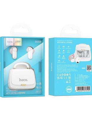 Бездротові навушники hoco des35 dawn handbag bt headset white hoco