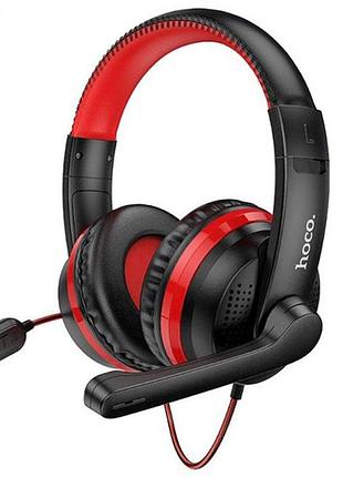 Навушники hoco w103 magic tour gaming (red) 31293 31293 hoco
