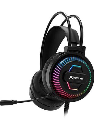 Навушники xtrike me wired headset gh-510s |3.5mm*1+usb, rgb| 000012814